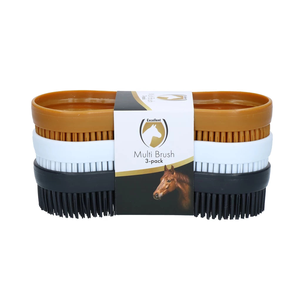 Excellent Horse Multi Brush 3-pack