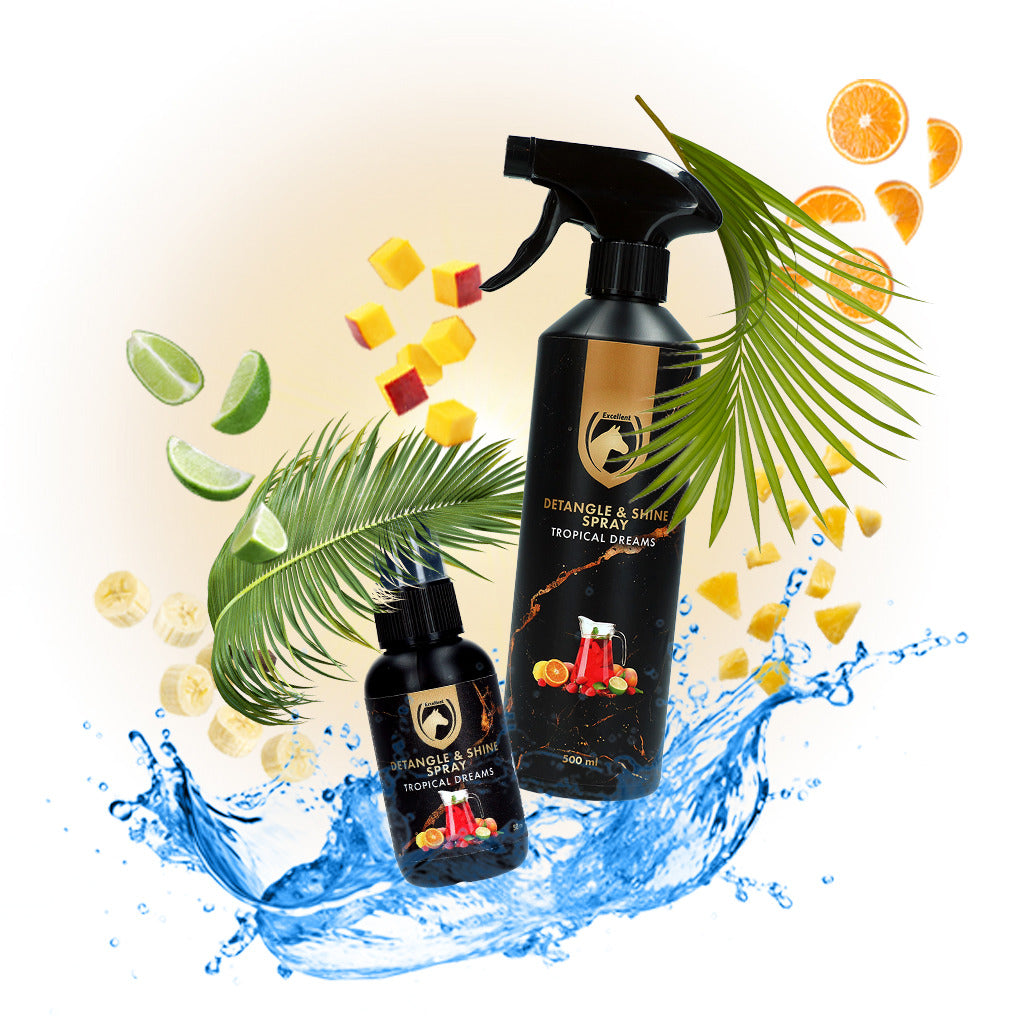 Excellent Horse Detangle & Shine Spray Tropical Dreams