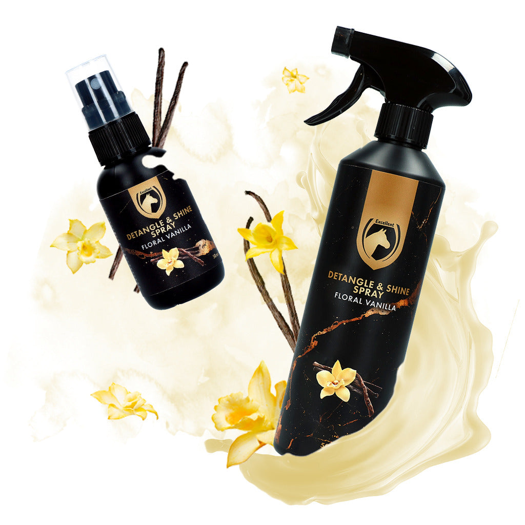 Excellent Horse Detangle & Shine Spray Floral Vanilla